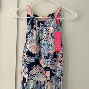 BNWT Lilly Pulitzer Martina Maxi Dress in High Tide